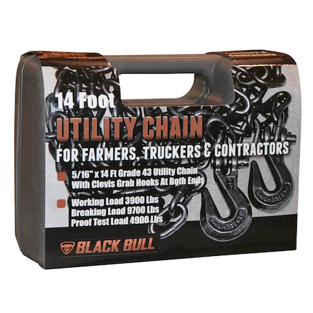 Black Bull Utility Chain, 14 Ft. TOW14